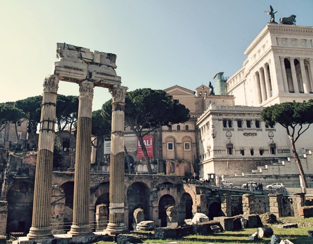 Ruiny świątyni Venus Genetrix w Rzymie. Fot. Julia Wollner