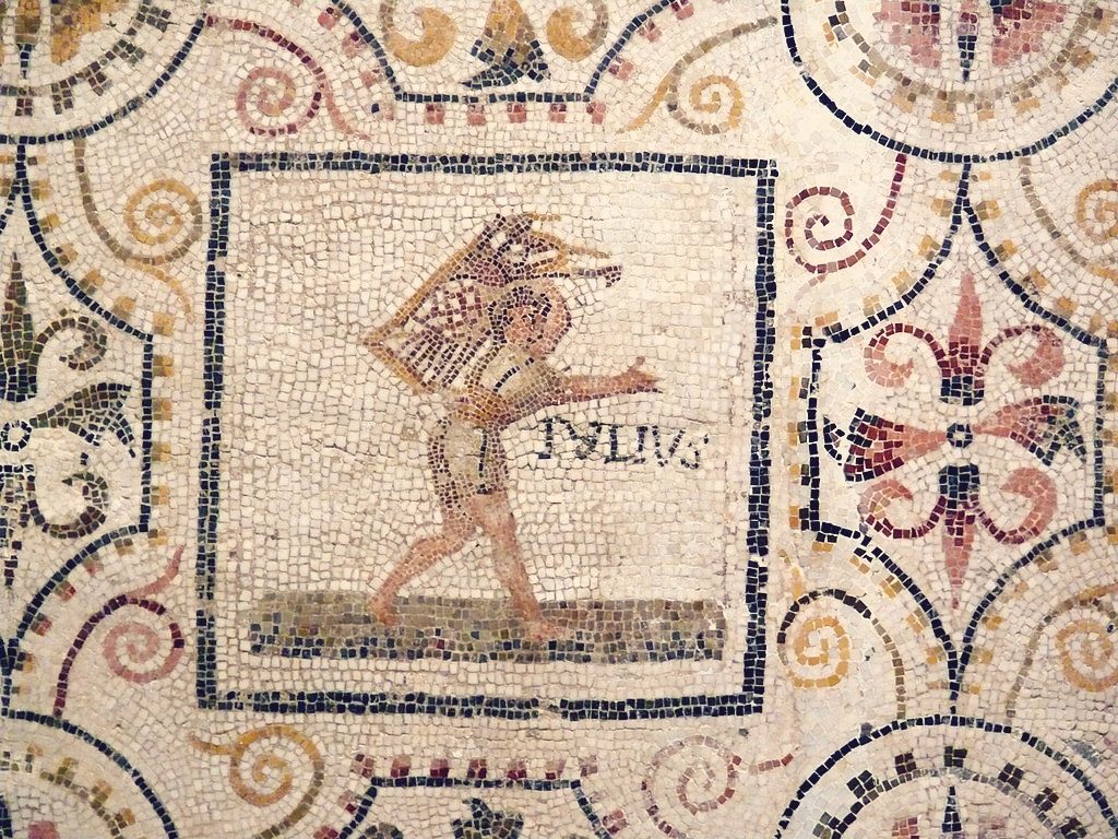 Rzymska mozaika przedstawiająca lipiec w El Djem w Tunezji (III w.n.e.). Fot. Ad Meskens / Wikipedia Commons