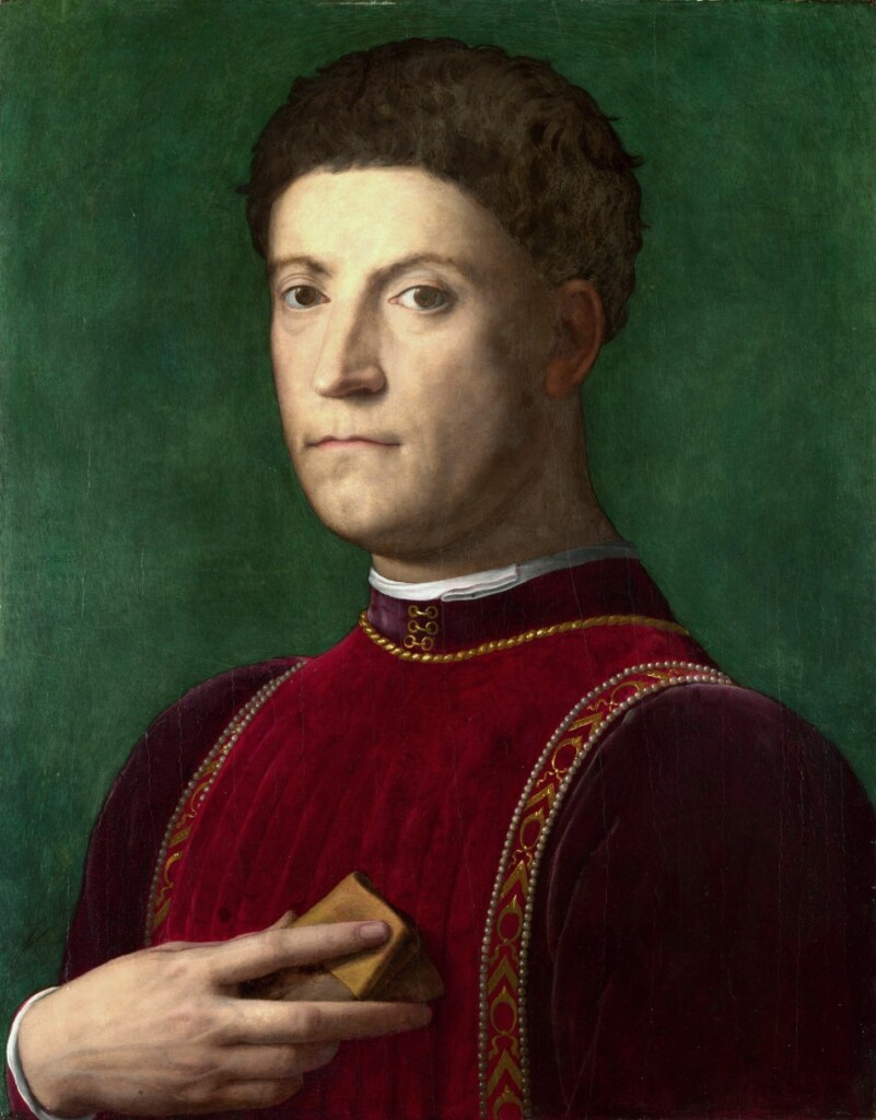 Portret Piera de' Medici pędzla Agnola Bronzina (1550–1570).