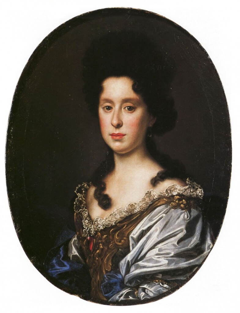Portret Anny Marii Luizy de' Medici pędzla Antonia Franchi (1689–1691)