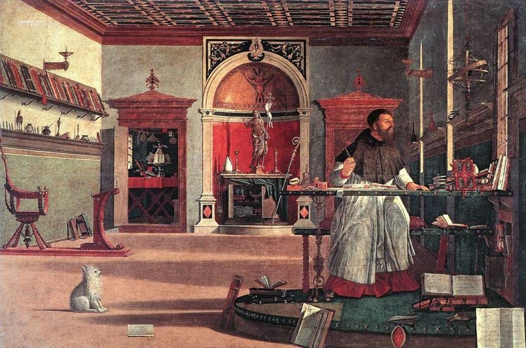 Vittore Carpaccio, Wizja św. Augustyna, 1501–1503 r.
