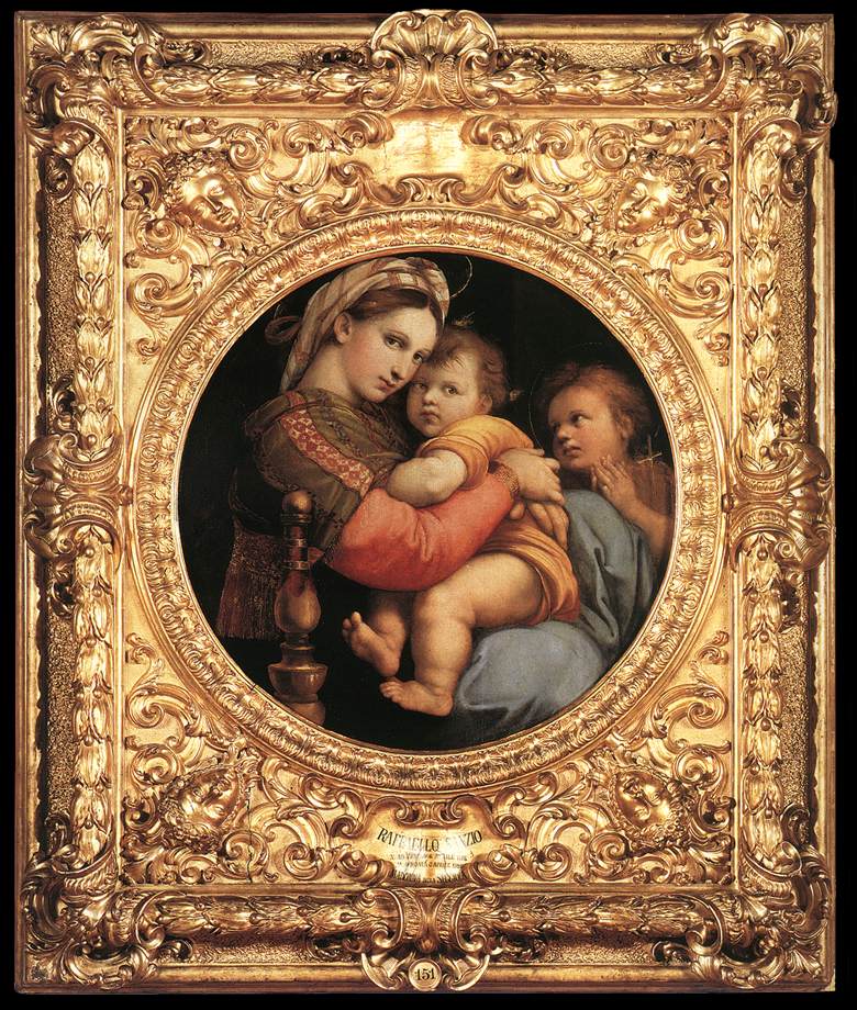 Madonna della Sedia (Madona della Seggiola) czyli Madonna na krześle (R. Santi)