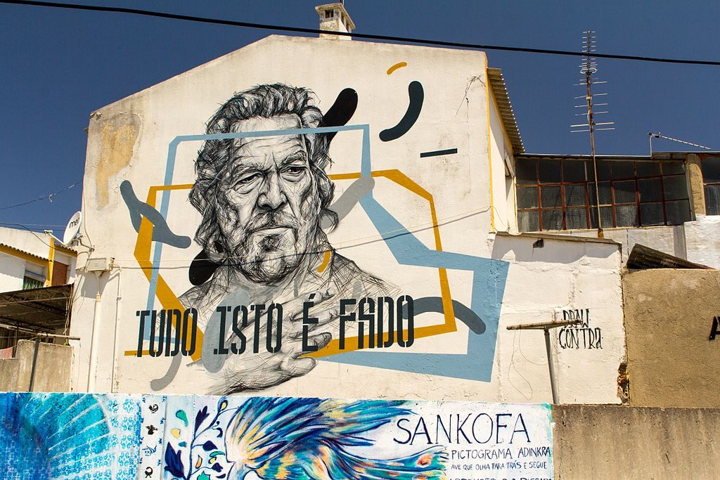 Street Art w Lizbonie, fot. Oren Rozen / Wikimedia