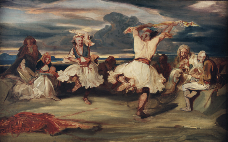 Alexandre-Gabriel Decamps: Albanian Dancers, ca. 1835.