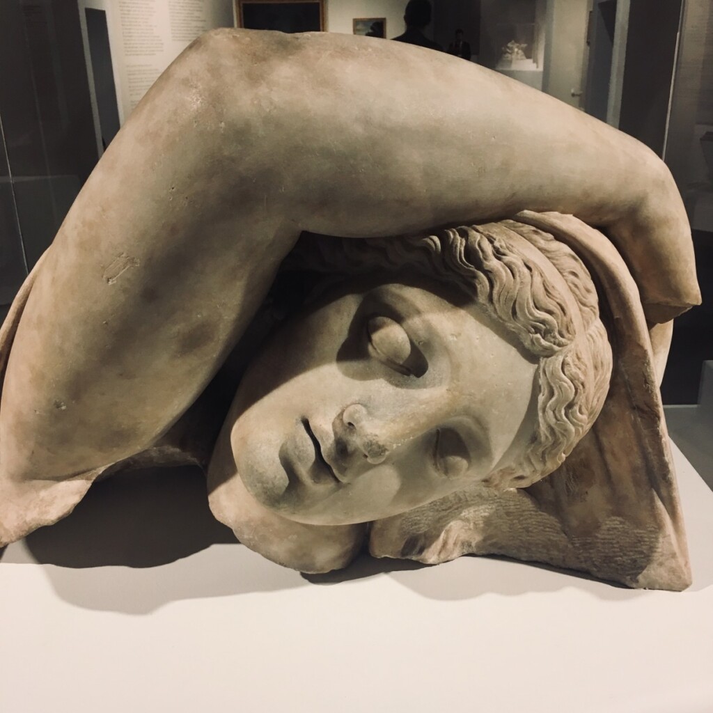 Głowa śpiącej Ariadny, kopia posągu rzymskiego, przed 1598