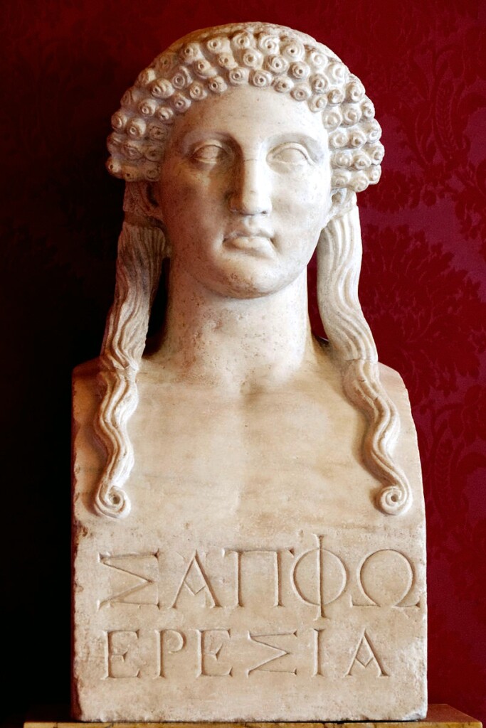Popiersie Safony w Muzeach Kapitolińskich w Rzymie