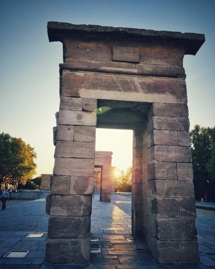 Świątynia Debod w Madrycie, fot. Uri Wollner