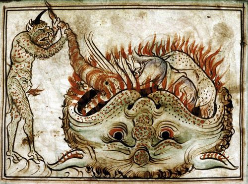 Ilustracja z manuskryptu z Biblioteki Bodlejańskiej