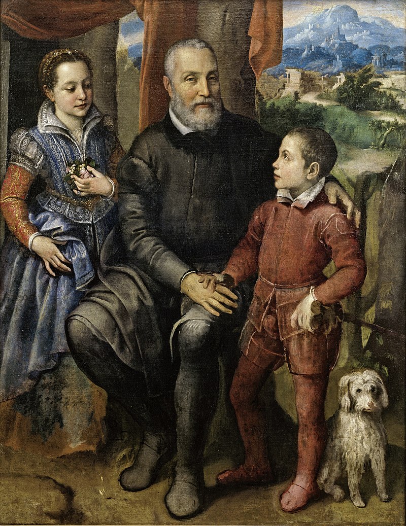 Rodzina malarki – Minerva, Amilcare i Asdrubale Anguissola (1557)