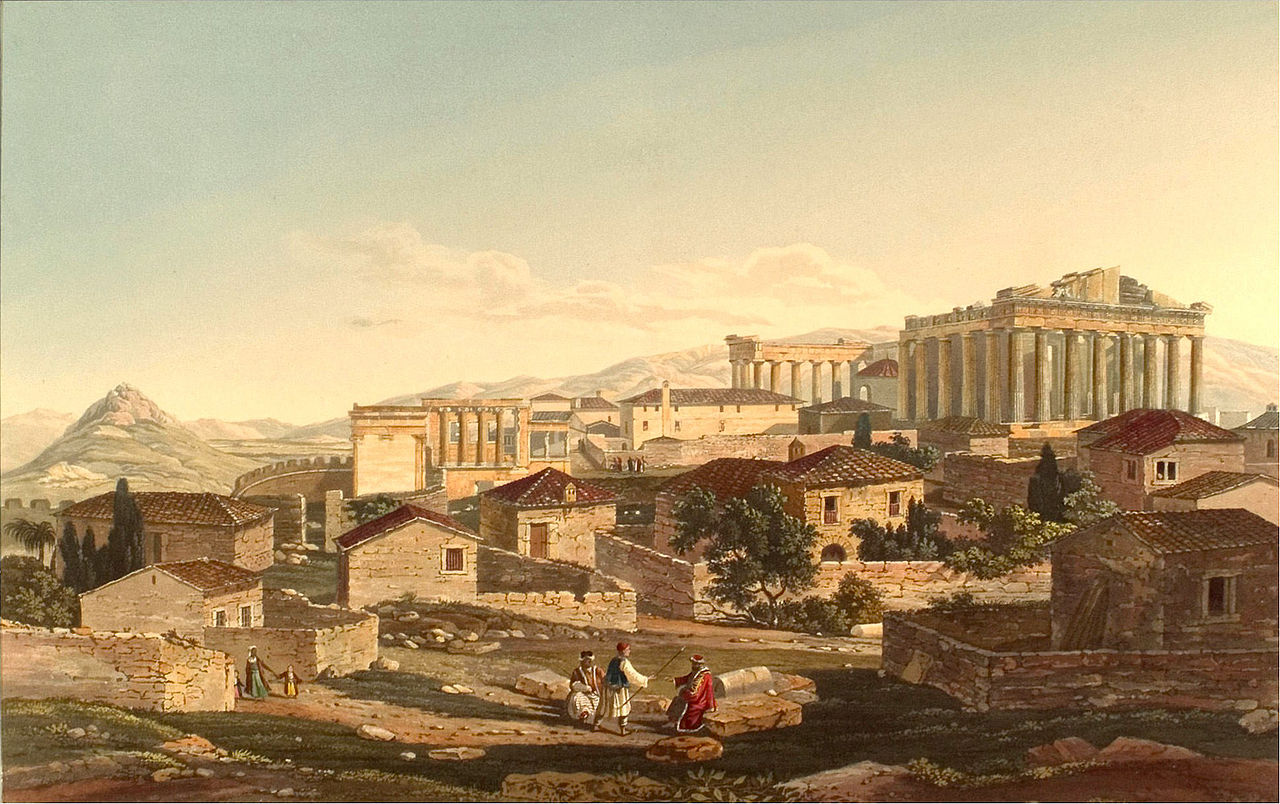 Edward Dodwell, Zachodnia fasada Partenonu
