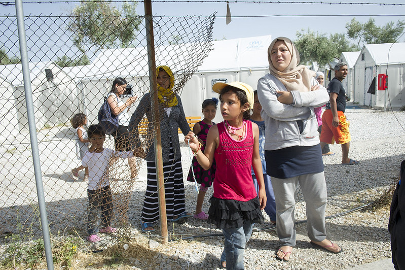 Obóz uchodźców na Lesbos, fot. United Nations Photos, CC BY-NC-ND 2.0