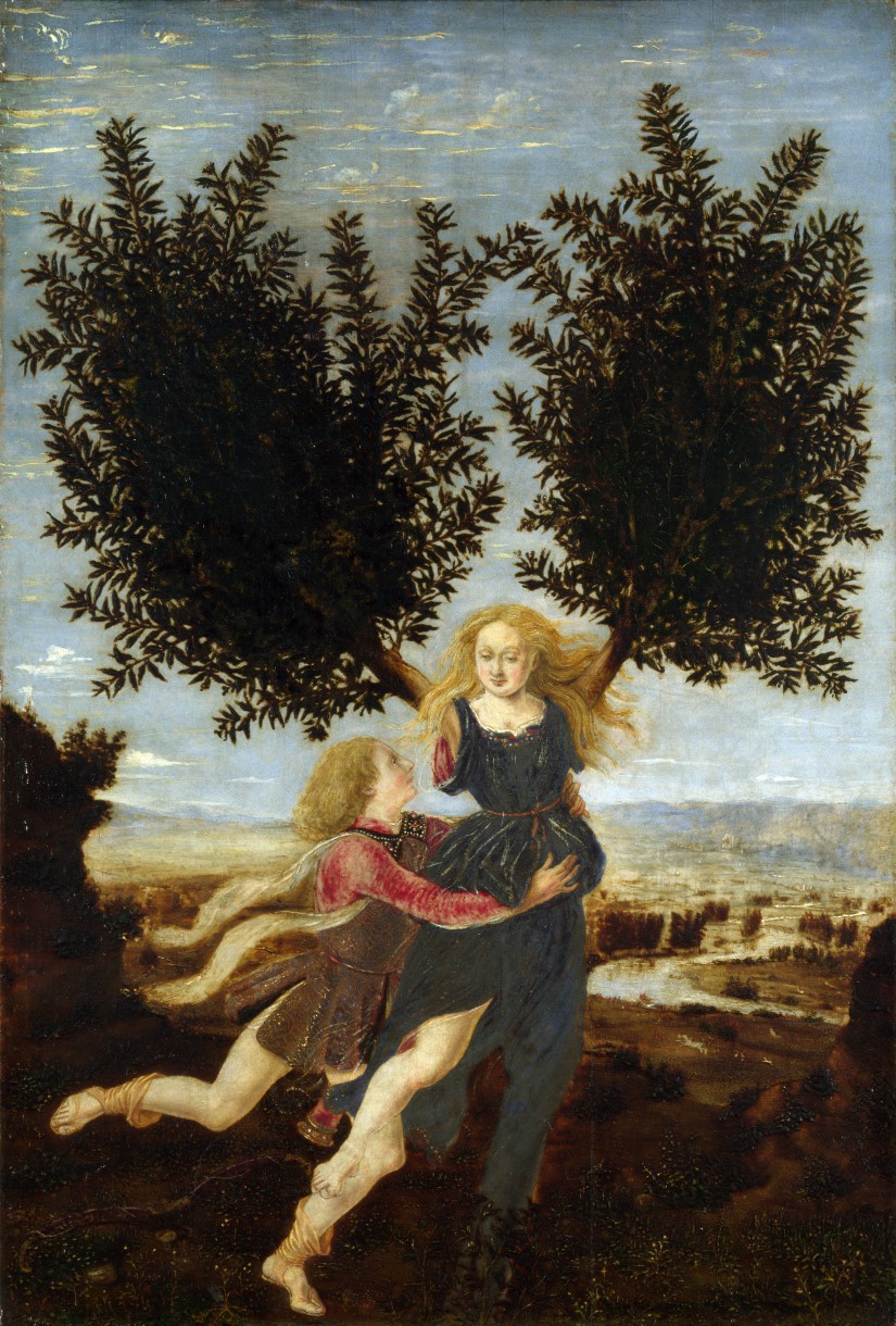 Piero del Pollaiolo, Apollo i Dafne (XV w.)