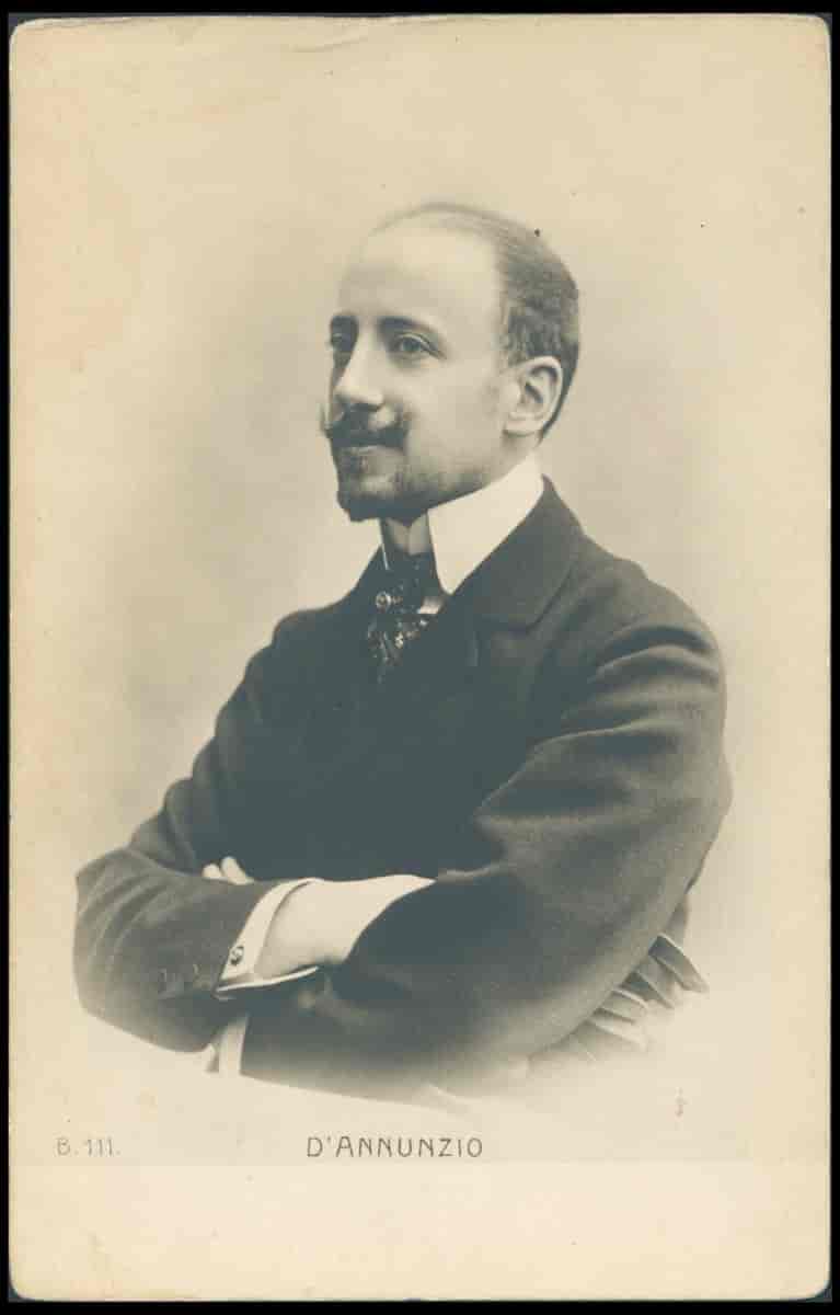 D'Annunzio w 1914 roku
