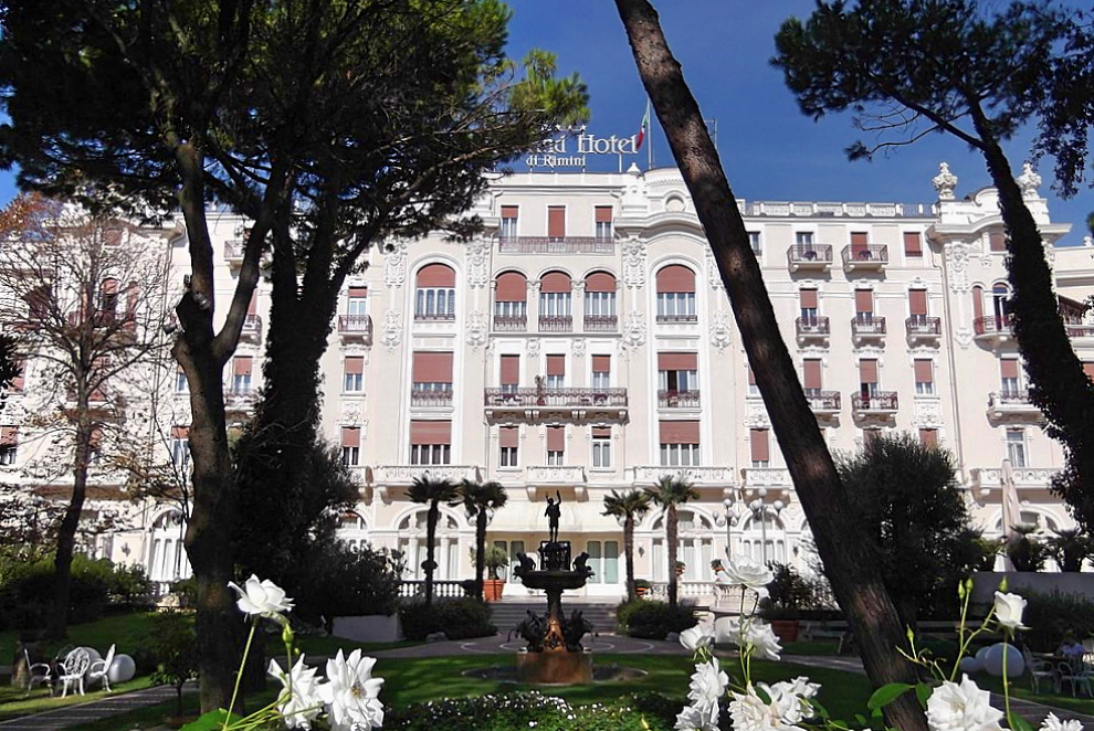 Grand Hotel w Rimini w Emilii-Romanii (Włochy), fot. karel291 / Wikimedia, CC BY 3.0