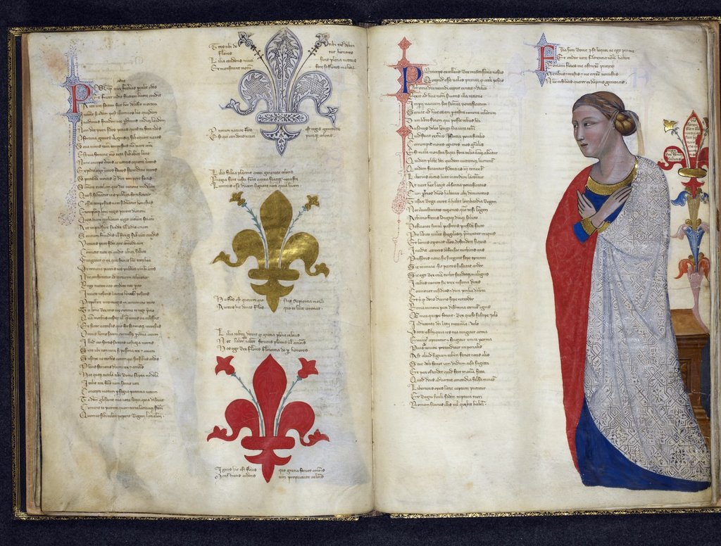 Manuskrypt z personifikacją Florencji