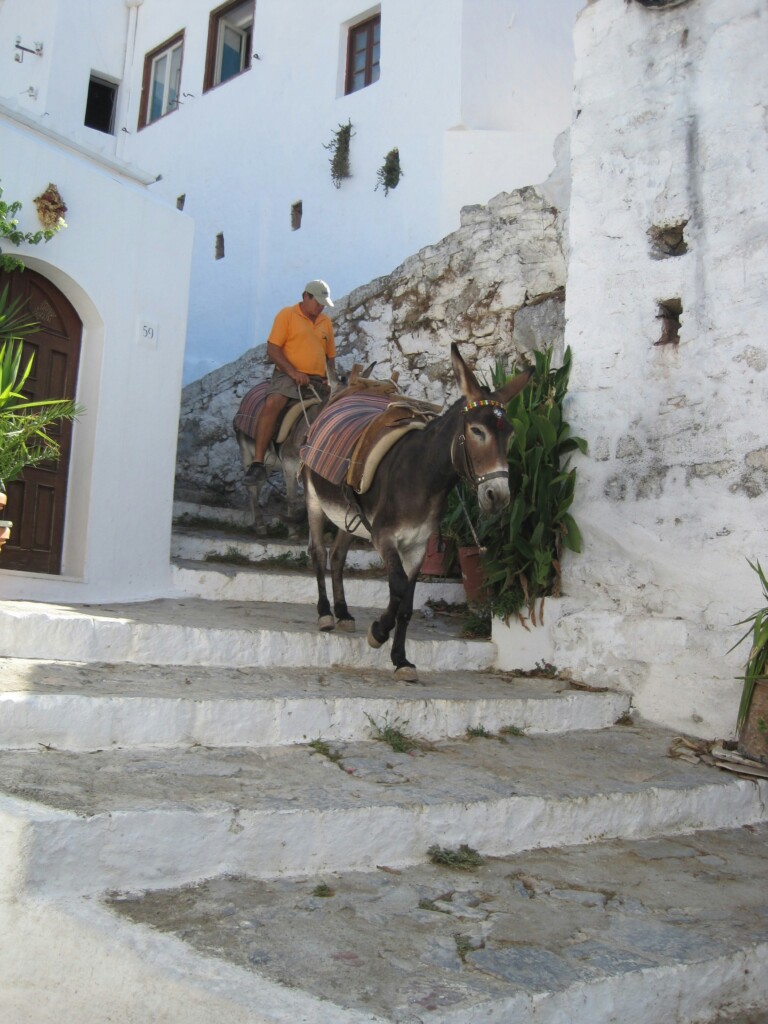 Mieszkaniec wyspy Lindos