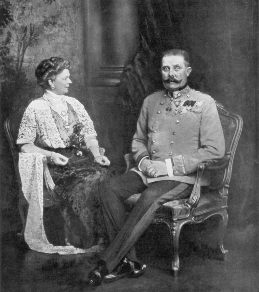 Franciszek Ferdynand z żoną Zofią