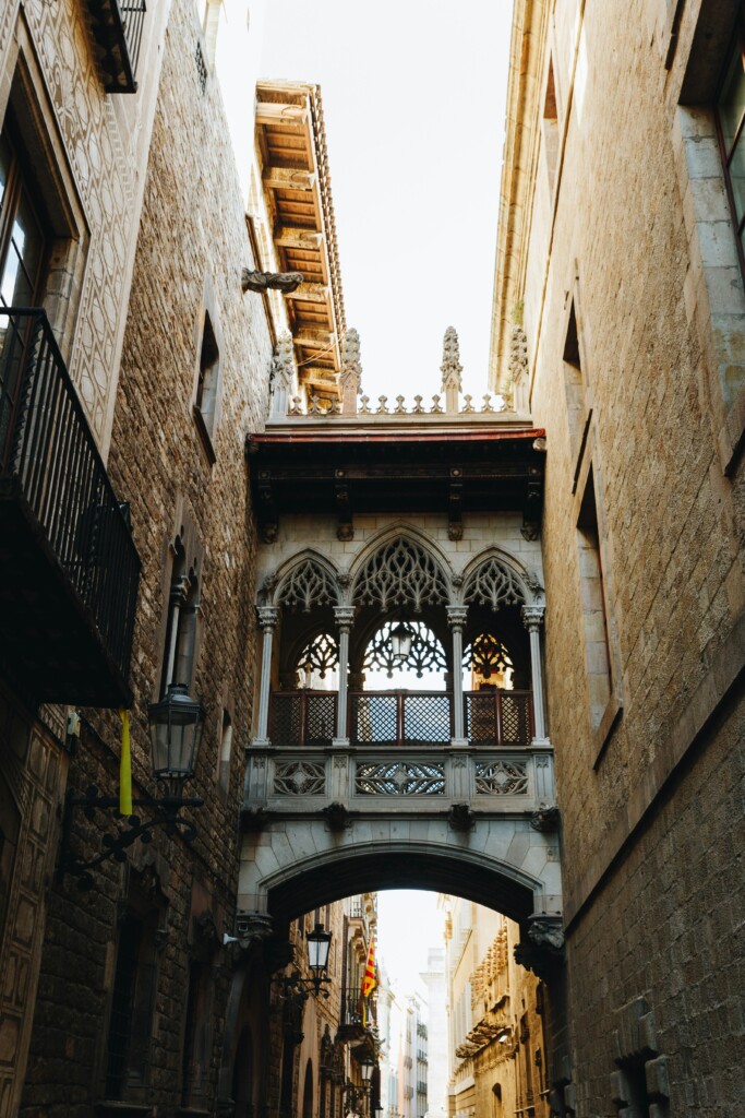 Barri Gotic w Barcelonie