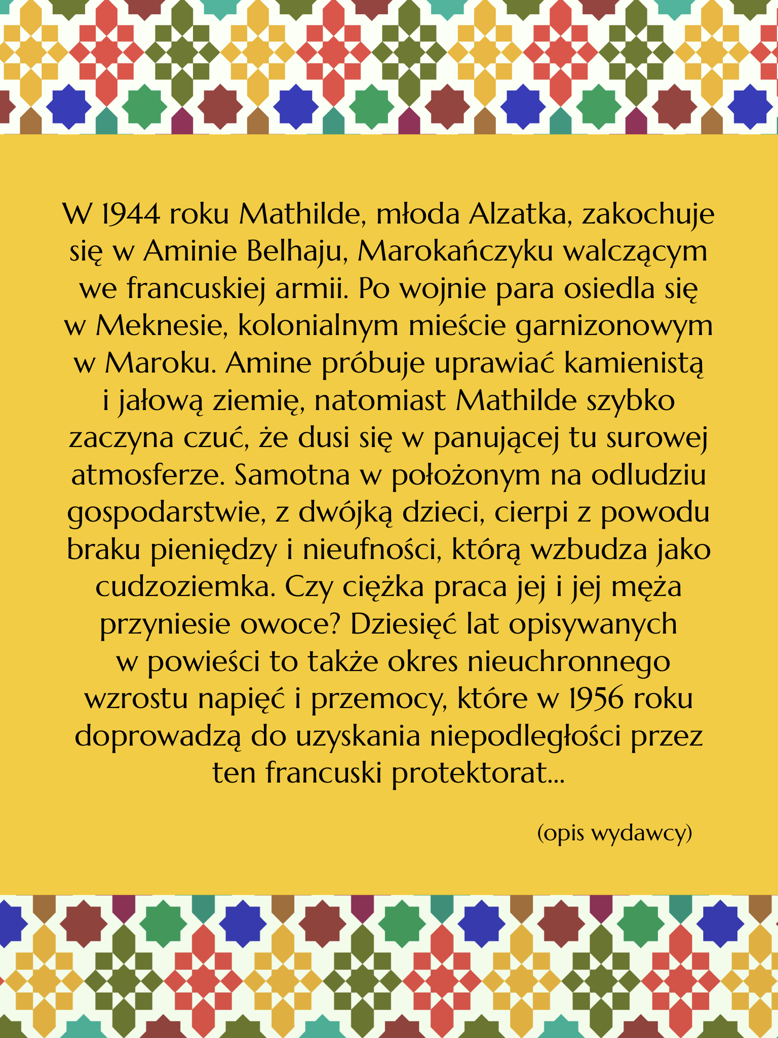 Cudzy kraj Leïli Slimani. Marokańska trylogia o poszukiwaniu własnego miejsca