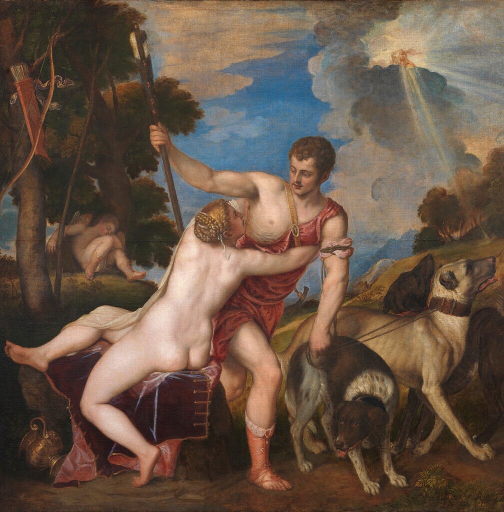 Wenus i Adonis widziani oczami Tycjana