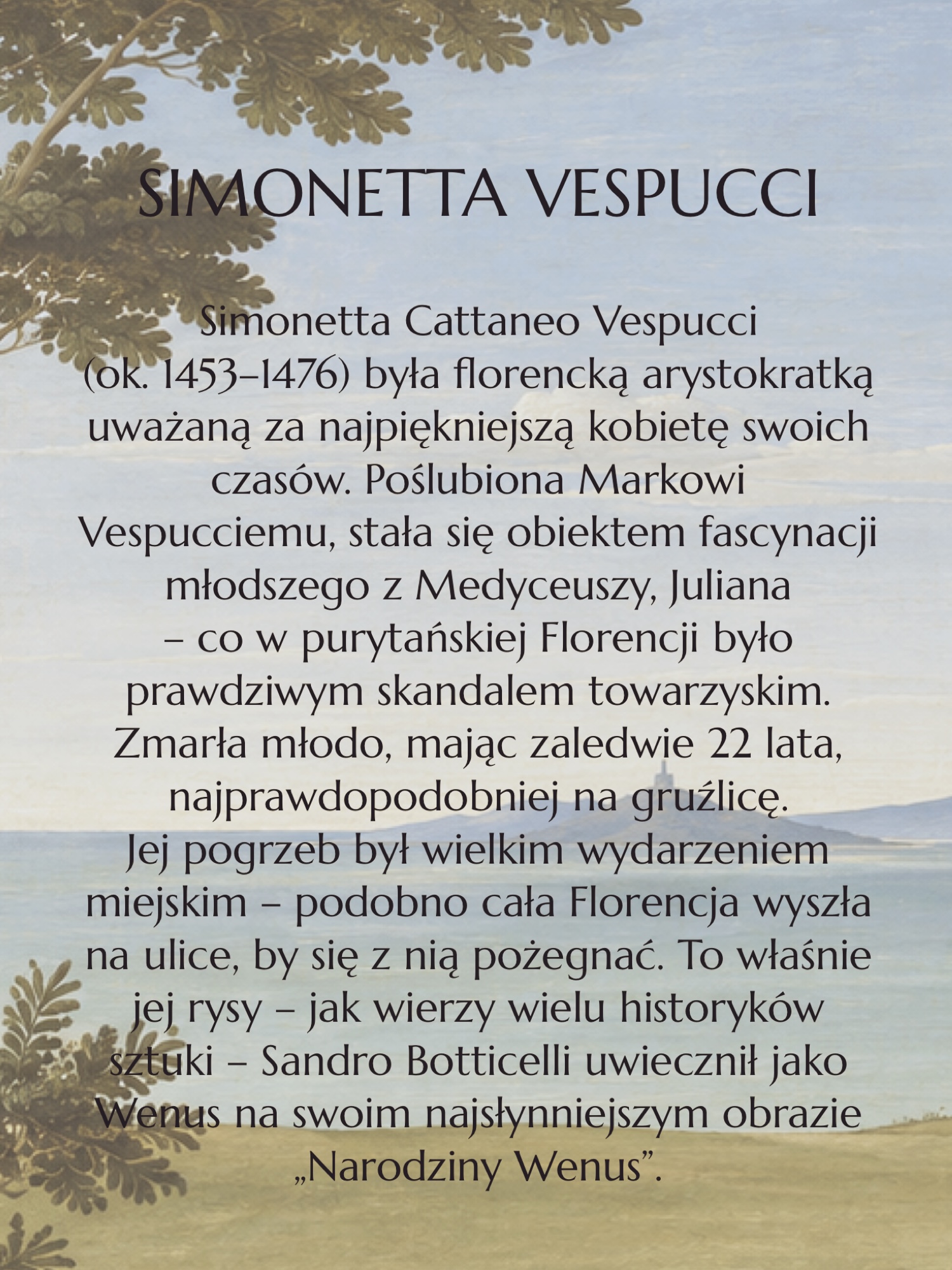 Tajemnica Wenus Sòni Lleonart Dormuà. Botticelli, Włochy i miłość